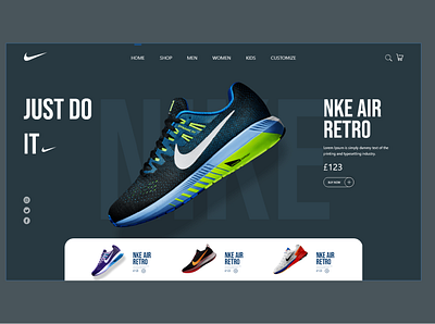 Nike ui design app brand brand design design designer just nike nike air nike air max nike air retro nike ui shoe design typography ui ui design ux design