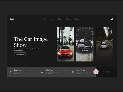 Car Website UI design