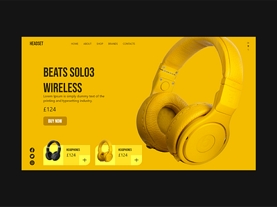 Beats web UI Design