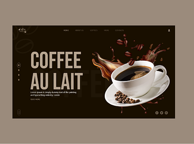 coffee UI design ad adobe app brand brand design cafe cafe ui coffee coffee bean coffee shop design designer ecommerce ecommerce app education illustration logo typography uiux ux