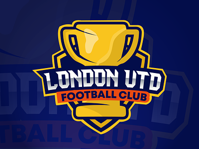 London UTD mascot logo design