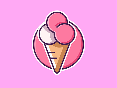 ice-cream logo design