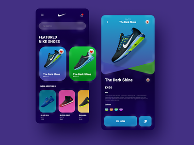 Nike App Design 3d animation app app design app screen app ui blue app brand design branding design design app designer designs graphic design logo nike app nike app design ui ui design