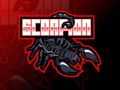 Scorpion Mascot Logo Design adobe illustrator app brand design design design logo designer designs graphic design logo logo design mascot design mascot logo mascot logo design red logo scorpion scorpion mascot scorpion mascot logo design ui ui design