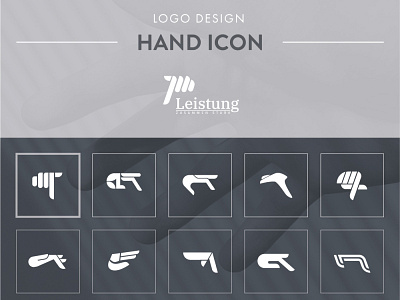 Logo design - hand icon