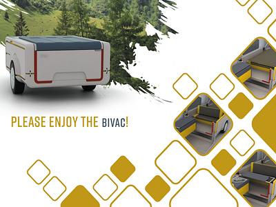 Product design - Bivac the camping trailer