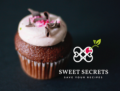 Logo design - recipe app brand branding cake food graphicdesign logo logodesign logomark pastry recipe app recipe book sweets