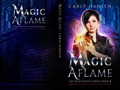 Magic Aflame Book Cover Design bookcoverdesign design digitalart fantasyart illustration photoart photomanipulation typography