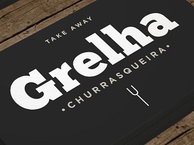 New logo concept branding graphics grill take away