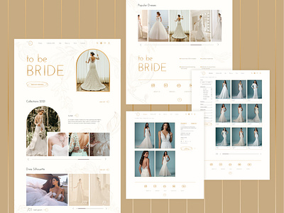 website of wedding dresses design web