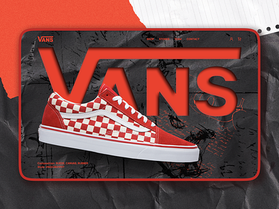 VANS | Concept branding concept design illustration landing landingpage logo ui ux vans visualdesign