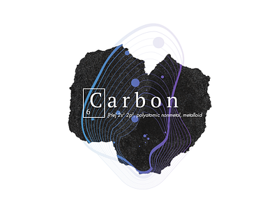 Carbon - Graphical Title carbon chemistry design graphic periodic scientific table title
