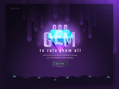 Gems Store interactive interfacedesign responsive ui userinterface ux webdesign