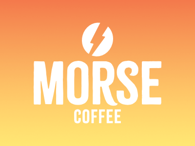 Morse Coffee Logo Design brand branding coffee coffee bean logo logo design