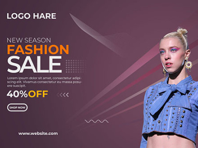 Fashion Sale Banner animation banner banner ad banner ads banner design banners black brand branding business card design businesscard design designer designs icon illustration logo