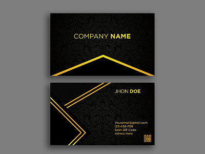 Luxury Business Card 3d animation black brand branding businesscard design graphic design illustration logo motion graphics ui vector