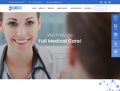 just4care logodesign website website design website development