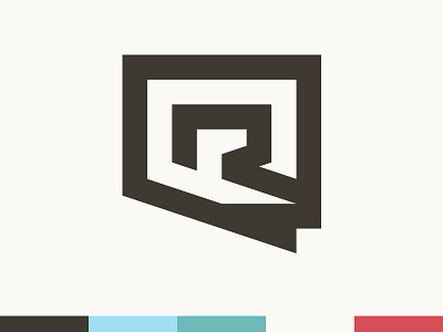 Quite Right Studio Logo abstract branding identity logo mark type typography