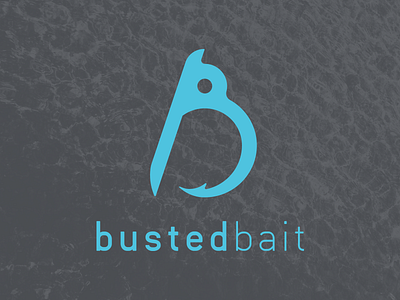 Busted Bait Branding blue branding bustedbait fishing identity illustration outdoors photography