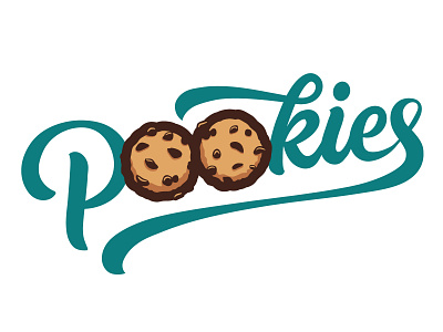 Pookies logo branding cookies illustration logo