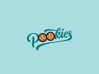 Pookies brand layout branding cookies illustration logo