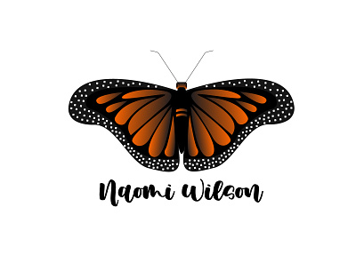 Naomi Wilson - Butterfly logo brand design butterfly butterfly logo creative logo gradient logo illustration logo logo design logo designer modern logo vector art