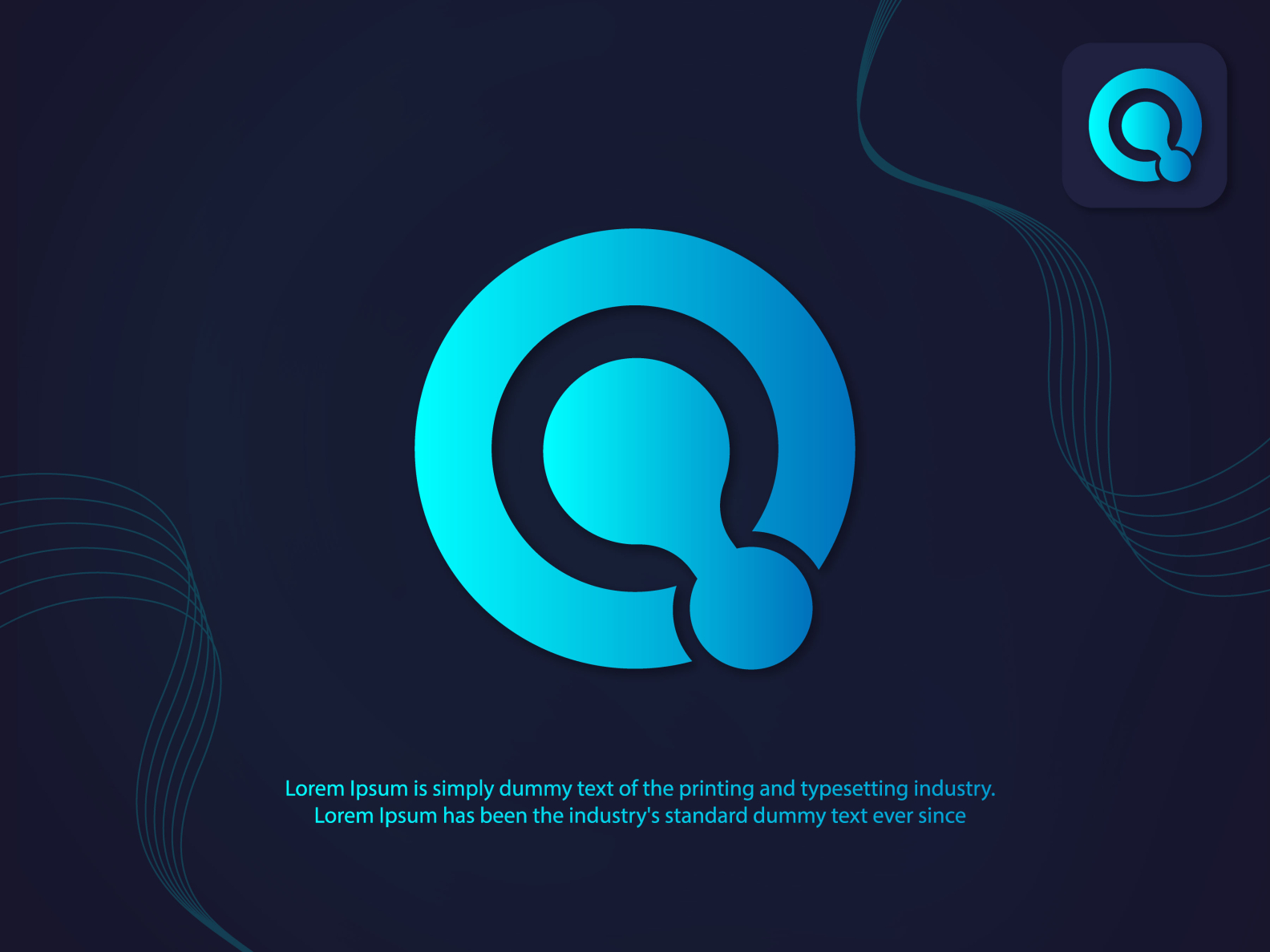 Modern Q letter logo | For sale by ST SOHAN on Dribbble