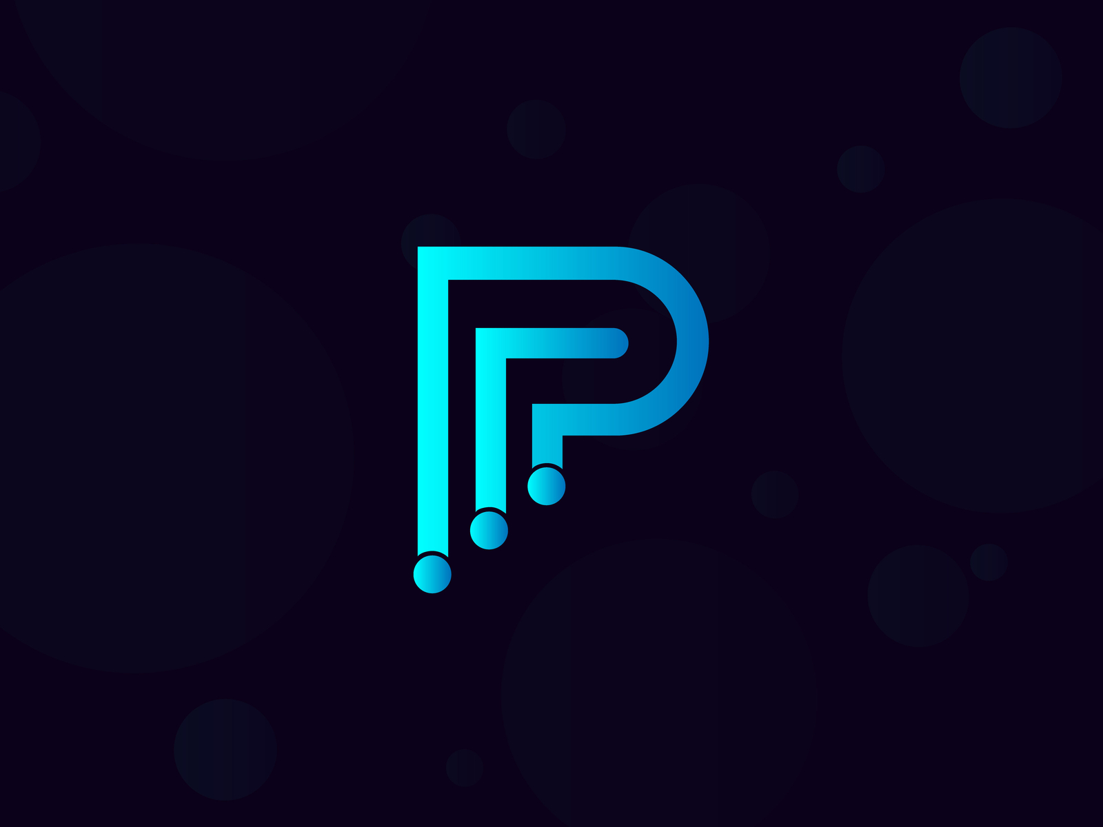 Modern p letter logo by ST SOHAN on Dribbble