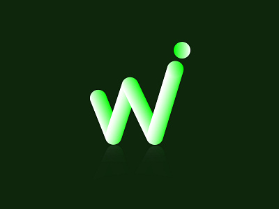 WI - lettermarks 3d logo 3d 3d logo app app logo brand design branding creative creative logo gradient logo icon letterhead logo lettermark logo logo design logo designer modern modern logo tech logo vector