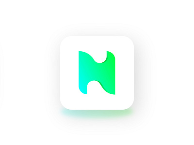 Modern H app icon app app icon application brand branding colorful creative gradient icon logo logo design logo designer logo maker logofolio mobile mobile app modern software ui visual