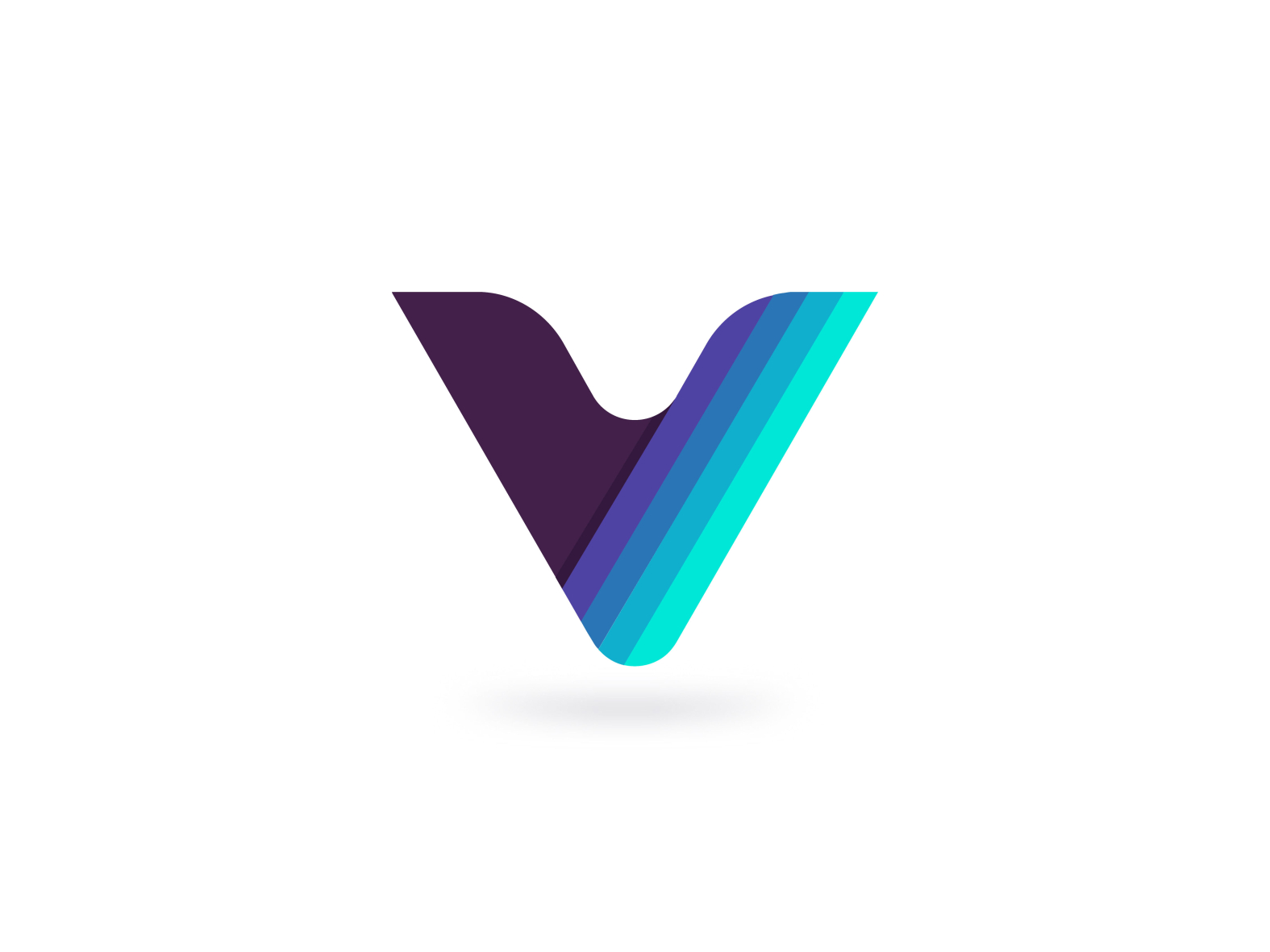 Modern V letter logo by ST SOHAN on Dribbble