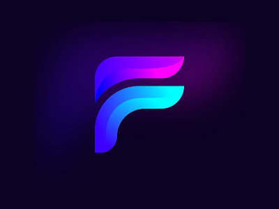 Modern F letter logo