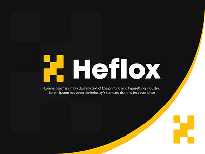 Heflox | Lettermark logo app brand branding business creative logo flat logo graphic design h letter logo h letter tech logo h logo letter lettermark logo logo design logo maker simple logo tech logo trendy vector visual