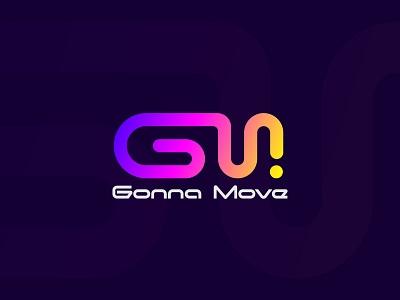 Gonna Move (V1) branding colorful creative logo dance dance club dance logo dance studio logo gradient logo icon identity design lettermark logo modern modern logo monogram music simple trendy logo