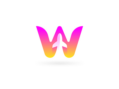 W travel / tourism logo