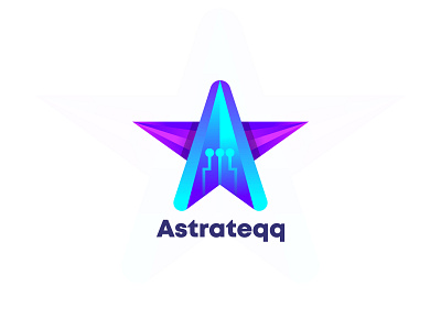 Astrateqq astrateqq brand branding colorful creative logo gradient logo icon identity design logo logo design logo maker modern logo software star tech tech logo technology trendy logo unique logo vector