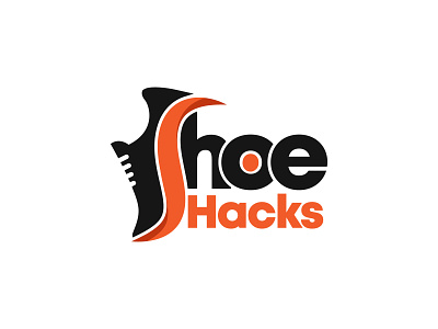 Shoe Hacks branding business logo graphic design identity design logo logo design logo designer logo maker modern logo shoe shoes shoes logo stsohan trendy logo unique logo vector wordmark