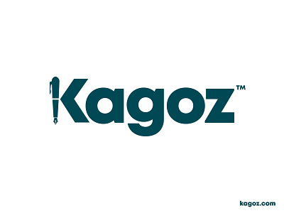Kagoz appropriate branding business creative logo design graphic icon identity k kagoz logo logo type minimalist paper unique logo vector visual wordmark