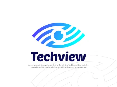 Techview app branding creative logo eye eyes gradient logo icon logo logo design logo designer logo maker logos modern logo tech tech eye tech logo technology trendy logo vector visual