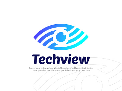 Techview app branding creative logo eye eyes gradient logo icon logo logo design logo designer logo maker logos modern logo tech tech eye tech logo technology trendy logo vector visual