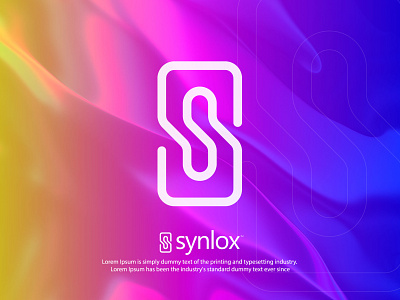 synlox app branding creative logo creative s logo design icon letter lettermark logo modern logo modern s logo s s letter s lettermark s logo s tech logo software logo tech logo trendy visual
