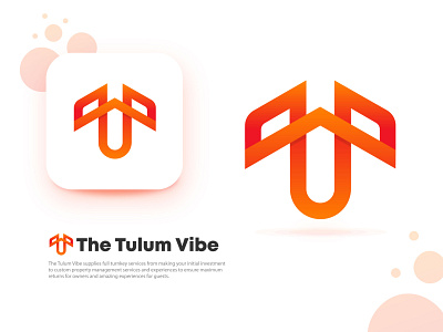 The Tulum Vibe app branding creative logo gradient gradient logo icon letter lettermark logo modern modern logo property software t letter t logo trendy logo ui unique logo vector web