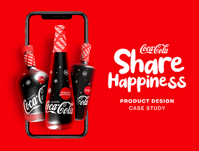 Coca-Cola Share Happiness UI/UX Case Study app design ui ui design uidesign uiux ux ux design uxdesign