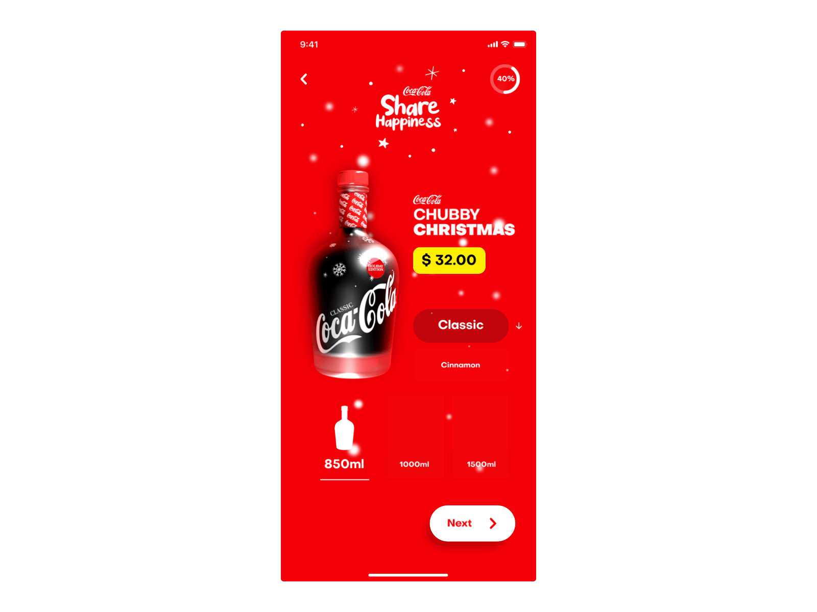 Coca-Cola Share Happiness UI/UX Case Study app clean design ui ui design uidesign uiux ux ux design uxdesign