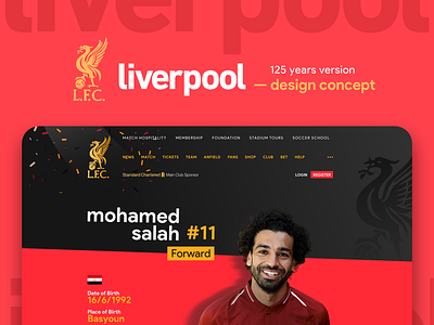 Liverpool 125 years anniversary edition design concept