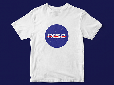 NASA logo new look branding design logo nasa redesign tshirt