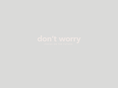 Calm Mantra - Don't worry