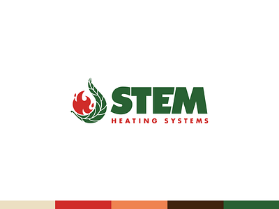 Logo for Modern Wood Pellet Heating Systems eco fire friendly heat pellets plant stem wood
