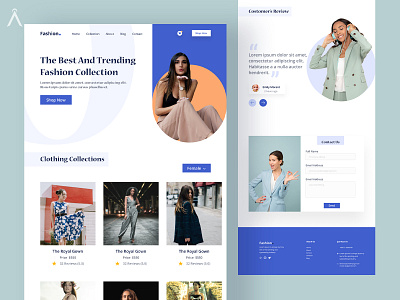 Fashion Web Design Concept design fashion fashion webpage ui design figma figmadesign typography ui ui ux design ui design uidesign uiux ux web webpage ui design website