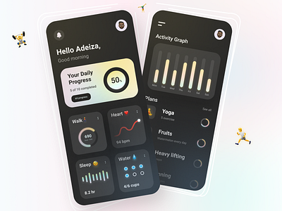 Health Tracker App UI